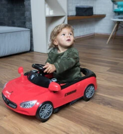 Cangaroo Cabrio Red 2-in-1 Loopstoel En Loopwagen -Babyproducten Winkel cangaroo cabrio 2 in 1 loopstoel en loopwagen 1 2