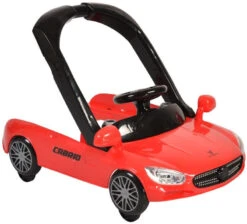Cangaroo Cabrio Red 2-in-1 Loopstoel En Loopwagen -Babyproducten Winkel cangaroo cabrio red loopstoel 2 1