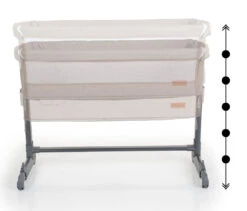 Cangaroo Connect Us Beige Wieg Aan Bed -Babyproducten Winkel cangaroo connect us beige wieg aan bed 8