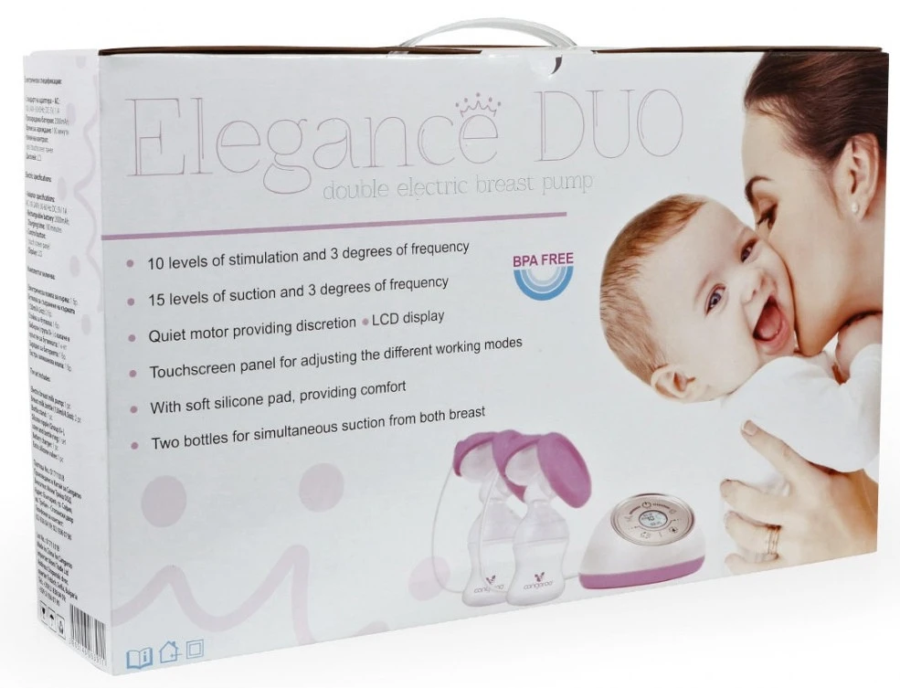 Cangaroo Elegance Dubbele Elektrische Borstkolf XN-D211 8 Cangaroo Elegance Dubbele Elektrische Borstkolf XN-D211 - Afbeelding 6