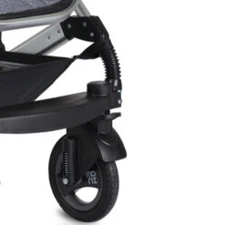 Cangaroo Gala Steel Grey 3-in-1 Combi Kinderwagen Incl. Autostoel -Babyproducten Winkel cangaroo gala black leather 3 in 1 combi kinderwagen incl autostoel 3