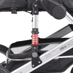 Cangaroo Gala Steel Grey 3-in-1 Combi Kinderwagen Incl. Autostoel -Babyproducten Winkel cangaroo gala black leather 3 in 1 combi kinderwagen incl autostoel 4