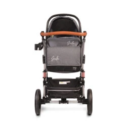 Cangaroo Gala Steel Grey 3-in-1 Combi Kinderwagen Incl. Autostoel -Babyproducten Winkel cangaroo gala black leather 3 in 1 combi kinderwagen incl autostoel 5