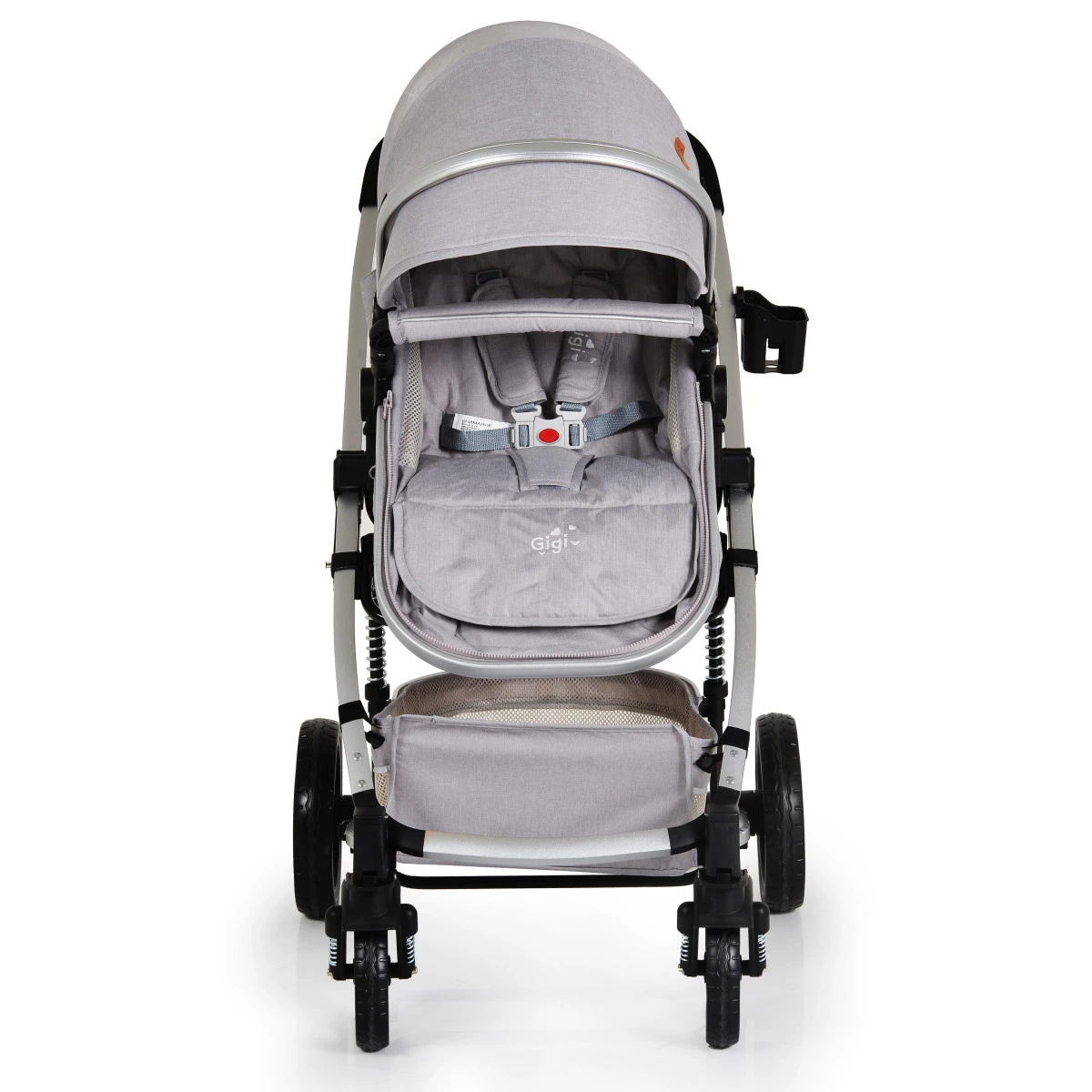 Cangaroo Gigi Light Grey 3-in-1 Combi Kinderwagen Incl. Autostoel 16 Cangaroo Gigi Light Grey 3-in-1 Combi Kinderwagen Incl. Autostoel - Afbeelding 14