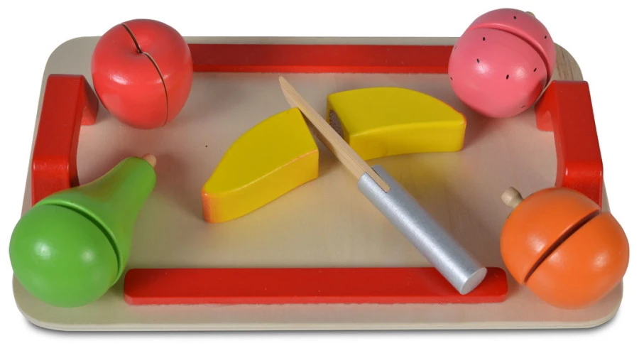 Cangaroo Houten Fruit Snij Set 4306 4 Cangaroo Houten Fruit Snij Set 4306 - Afbeelding 2