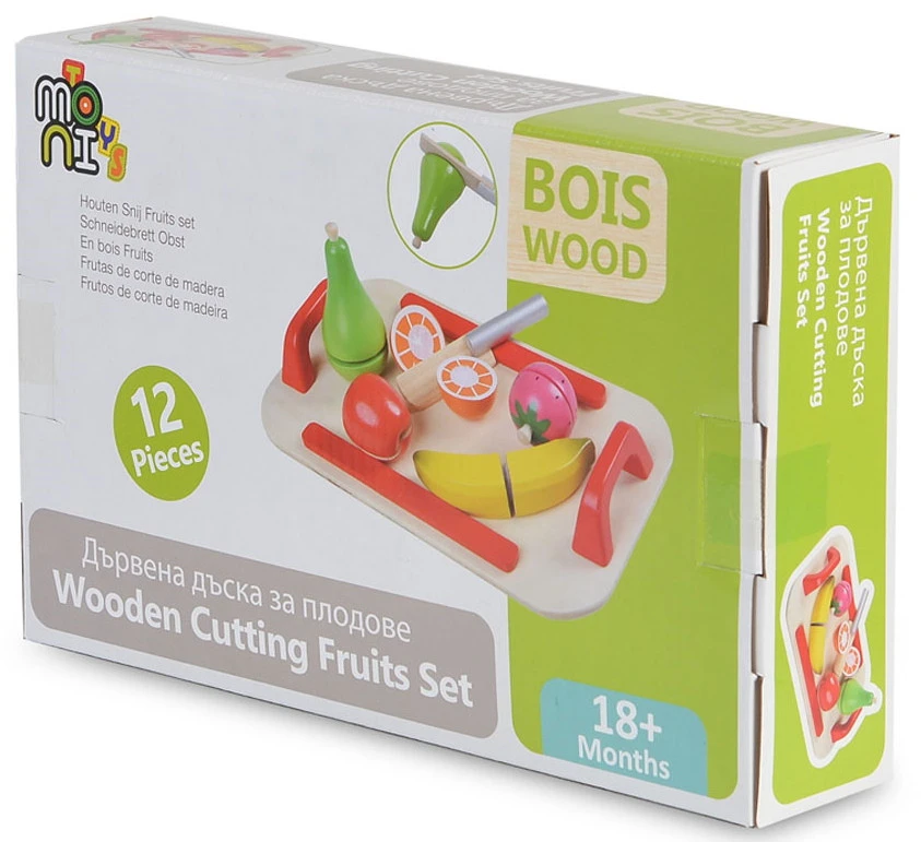 Cangaroo Houten Fruit Snij Set 4306 6 Cangaroo Houten Fruit Snij Set 4306 - Afbeelding 4