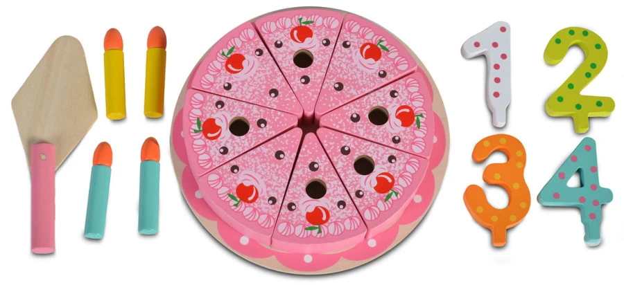 Cangaroo Houten Happy Birthday Speelgoed Taart 4223N 7 Cangaroo Houten Happy Birthday Speelgoed Taart 4223N - Afbeelding 5