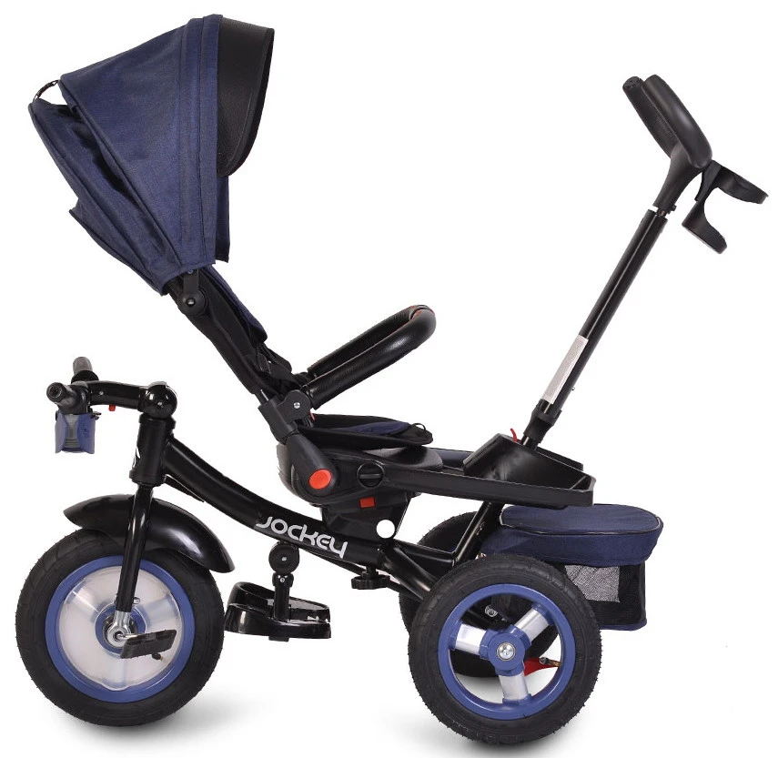 Cangaroo Jockey Trike Grey Stars Driewieler Met Duwstang En Zonnekap 11 Cangaroo Jockey Trike Grey Stars Driewieler Met Duwstang En Zonnekap - Afbeelding 9
