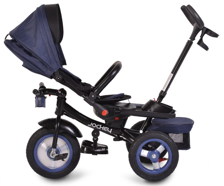 Cangaroo Jockey Trike Beige Stars Driewieler Met Duwstang En Zonnekap 12 Cangaroo Jockey Trike Beige Stars Driewieler Met Duwstang En Zonnekap - Afbeelding 10