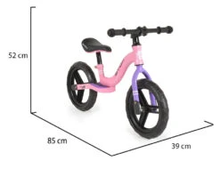 Cangaroo Kiddy Roze Loopfiets 109568 -Babyproducten Winkel cangaroo kiddy roze loopfiets 109568 4