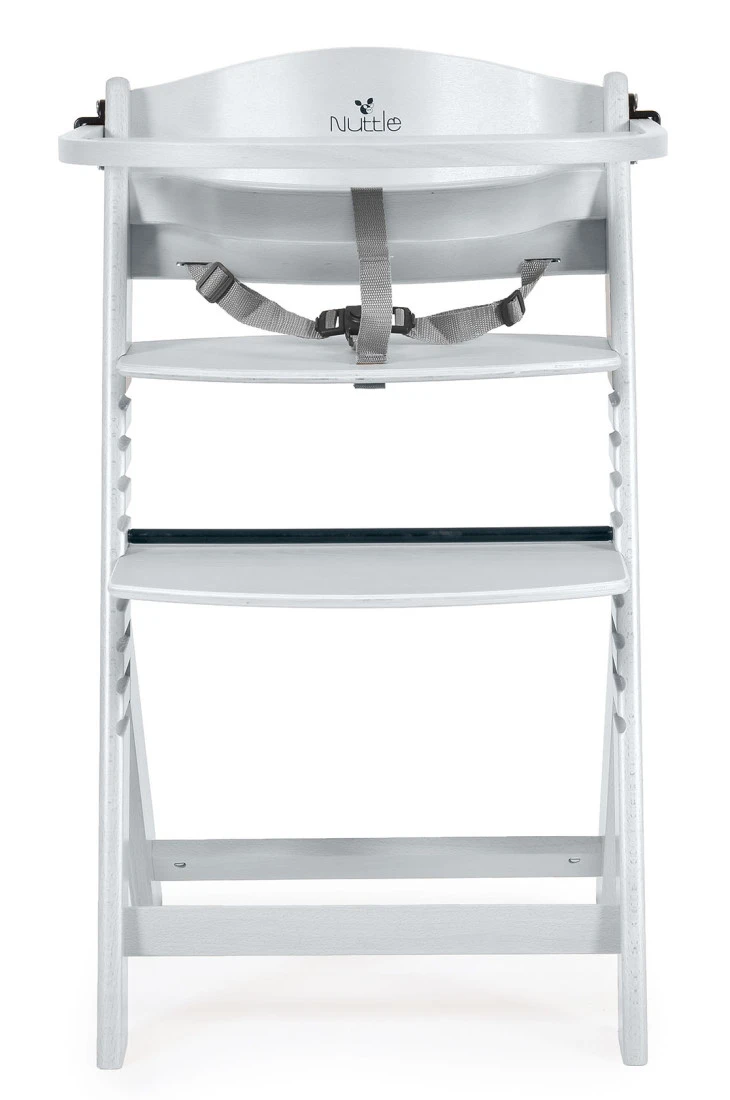 Cangaroo Nuttle White 2-in-1 Meegroei Kinderstoel 4 Cangaroo Nuttle White 2-in-1 Meegroei Kinderstoel - Afbeelding 2