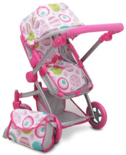 Cangaroo Pink Rose Poppen Kinderwagen 9651B -Babyproducten Winkel cangaroo pink rose poppen kinderwagen 9651b 6