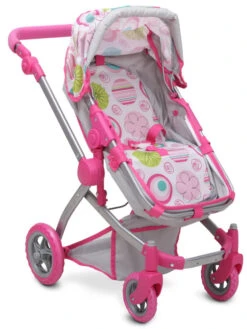 Cangaroo Pink Rose Poppen Kinderwagen 9651B -Babyproducten Winkel cangaroo pink rose poppen kinderwagen 9651b 7