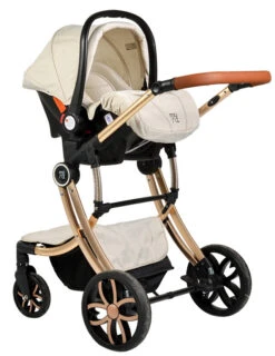 Cangaroo Polly Beige 3-in-1 Combi Kinderwagen Incl. Autostoel -Babyproducten Winkel cangaroo polly beige 3 in 1 combi kinderwagen incl. autostoel 3