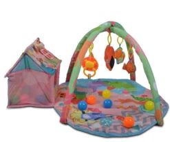 Cangaroo Happy Farm Pink Speelkleed 5328 -Babyproducten Winkel cangaroo speelkleed 2