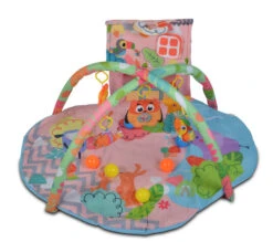 Cangaroo Happy Farm Pink Speelkleed 5328 -Babyproducten Winkel cangaroo speelkleed roze