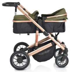 Cangaroo Thira Green 3-in-1 Combi Kinderwagen Incl. Autostoel -Babyproducten Winkel cangaroo thira green 3 in 1 combi kinderwagen 3