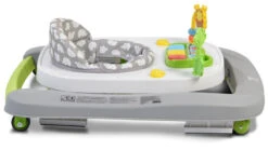 Cangaroo Walker Zoo Grey Loopstoeltje 107481 -Babyproducten Winkel cangaroo walker zoo grey 2 in 1 loopstoeltje 6 1