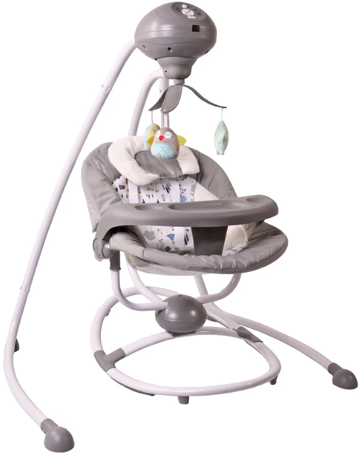 Cangaroo Woodsy Grey 2-in-1 Swing Elektrische Babyschommel 3 Cangaroo Woodsy Grey 2-in-1 Swing Elektrische Babyschommel