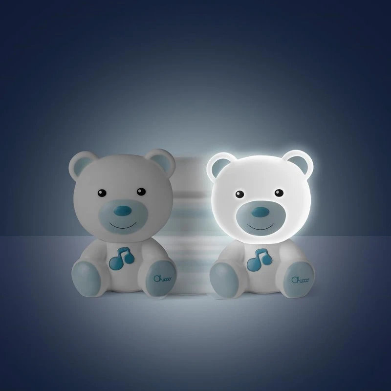 Chicco Dreamlight Bear Blue Nachtlampje Met Muziek C09830.20 4 Chicco Dreamlight Bear Blue Nachtlampje Met Muziek C09830.20 - Afbeelding 2