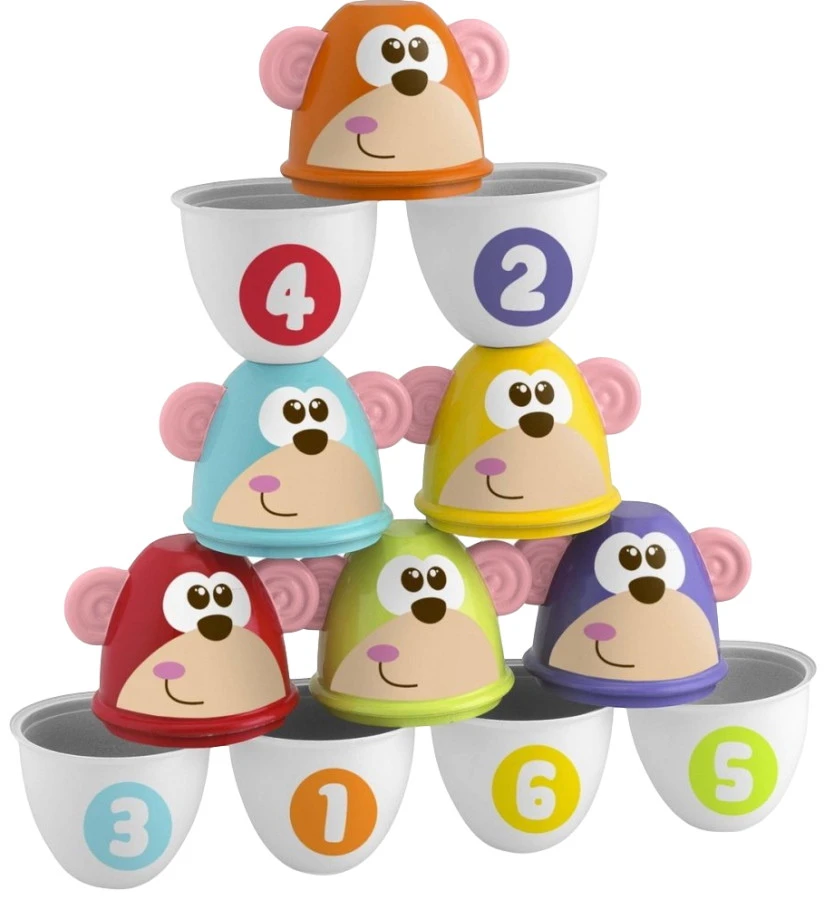 Chicco Monkey Strike Bowlingspel C05228 4 Chicco Monkey Strike Bowlingspel C05228 - Afbeelding 2