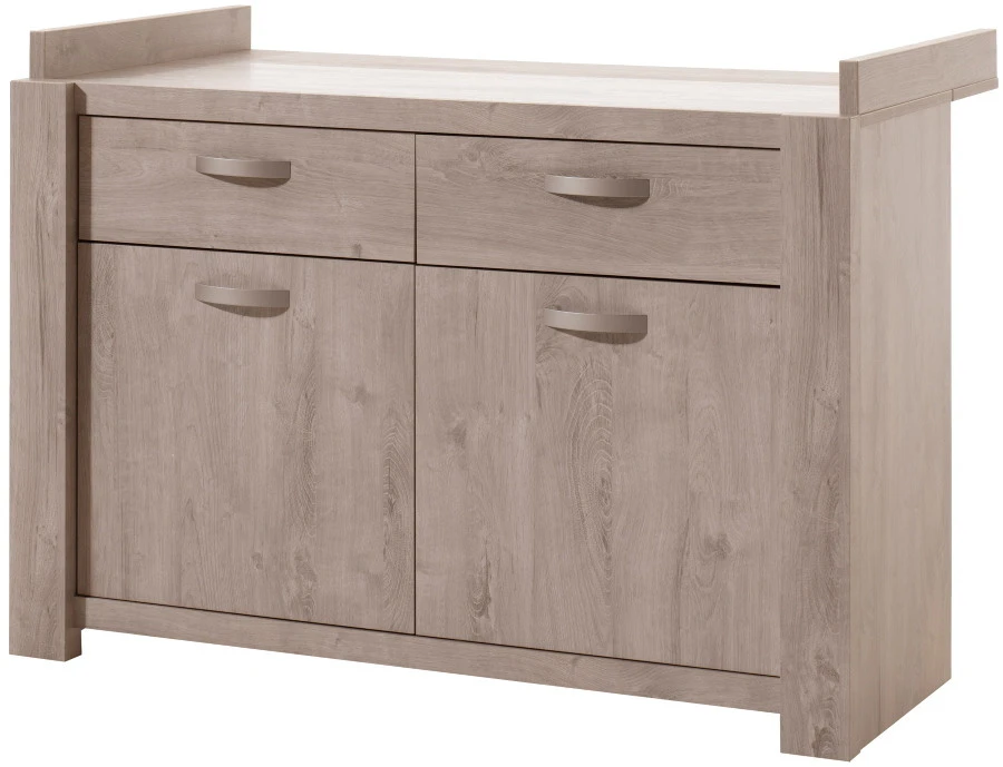 Meegroei Babykamer Amalia Grijs: Meegroei Ledikant, Commode En 2-Deurskast 5 Meegroei Babykamer Amalia Grijs: Meegroei Ledikant, Commode En 2-Deurskast - Afbeelding 3