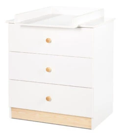 Babykamer Milly: Ledikant & Commode -Babyproducten Winkel commode milly wit 1 1
