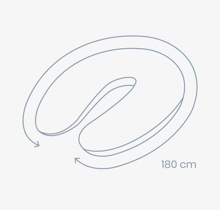 Doomoo Buddy Chine Anthracite Voedingskussenhoes BC B12 4 Doomoo Buddy Chine Anthracite Voedingskussenhoes BC B12 - Afbeelding 2