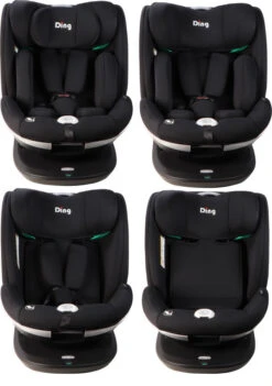 Ding Mace Black 360° I-Size Autostoel 0-36kg DI-111916 23 Ding Mace Black 360° I-Size Autostoel 0-36kg DI-111916 -Babyproducten Winkel di 111916 ding mace black 05