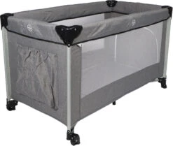 Ding Stripe Grey Melange Deluxe Campingbed DI-271804 20 Ding Stripe Grey Melange Deluxe Campingbed DI-271804 -Babyproducten Winkel ding campingbed deluxe grey 1e aanzicht vakk