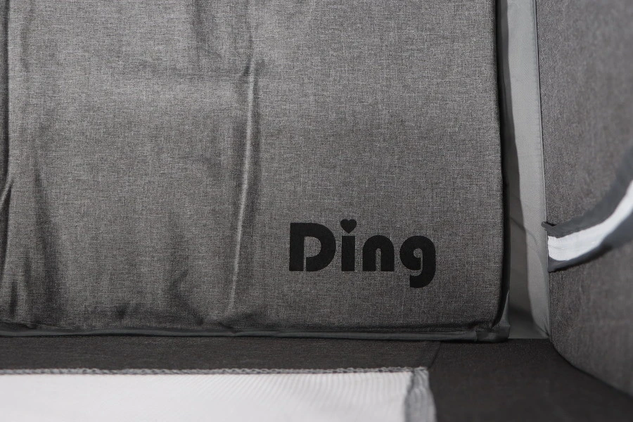 Ding Stripe Grey Melange Deluxe Campingbed DI-271804 13 Ding Stripe Grey Melange Deluxe Campingbed DI-271804 - Afbeelding 11