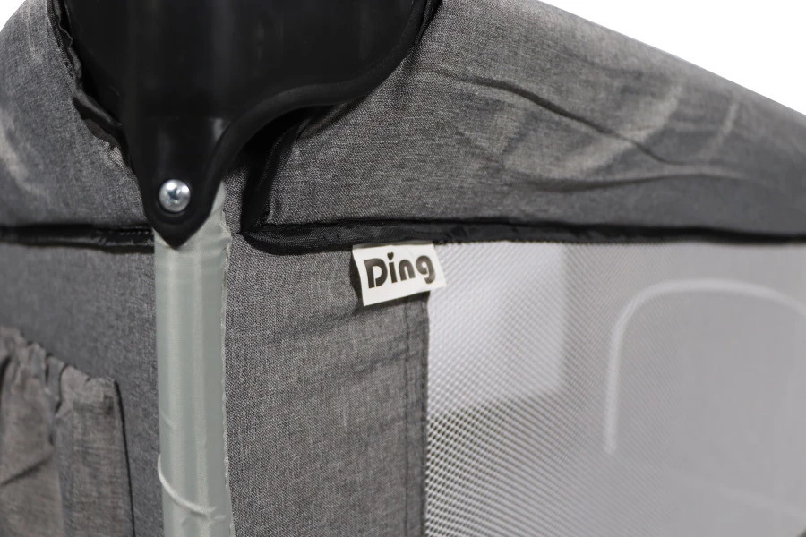 Ding Stripe Grey Melange Deluxe Campingbed DI-271804 14 Ding Stripe Grey Melange Deluxe Campingbed DI-271804 - Afbeelding 12