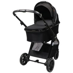 Ding Fenix Black/Black 3-in-1 Combi Kinderwagen Incl. Autostoel -Babyproducten Winkel ding fenix black kinderwagen10 1 1
