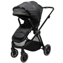 Ding Fenix Black/Black 3-in-1 Combi Kinderwagen Incl. Autostoel -Babyproducten Winkel ding fenix black kinderwagen3 1 1