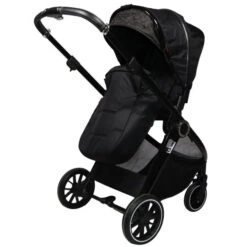 Ding Fenix Black/Black 3-in-1 Combi Kinderwagen Incl. Autostoel -Babyproducten Winkel ding fenix black kinderwagen7 1 1