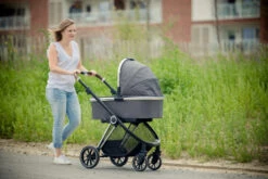 Ding Fenix Grey/Silver Kinderwagen DI-191703 -Babyproducten Winkel ding fenix grey kinderwagen