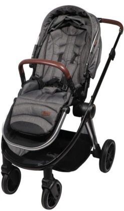 Ding Fenix Grey/Silver Kinderwagen DI-191703 -Babyproducten Winkel ding fenix greysilver kinderwagen1