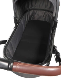 Ding Fenix Grey/Silver 3-in-1 Combi Kinderwagen Incl. Autostoel -Babyproducten Winkel ding fenix greysilver kinderwagen10 1