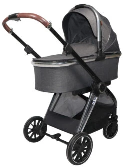 Ding Fenix Grey/Silver 3-in-1 Combi Kinderwagen Incl. Autostoel -Babyproducten Winkel ding fenix greysilver kinderwagen14 1