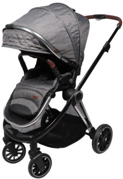 Ding Fenix Grey/Silver 3-in-1 Combi Kinderwagen Incl. Autostoel -Babyproducten Winkel ding fenix greysilver kinderwagen3 1
