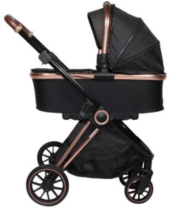 Ding Fenix Black/Rose 3-in-1 Combi Kinderwagen Incl. Autostoel 33 Ding Fenix Black/Rose 3-in-1 Combi Kinderwagen Incl. Autostoel -Babyproducten Winkel ding fenix rose kinderwagen12 1