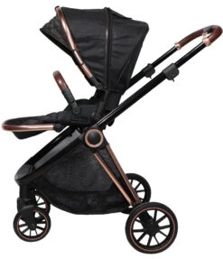 Ding Fenix Black/Rose 3-in-1 Combi Kinderwagen Incl. Autostoel 26 Ding Fenix Black/Rose 3-in-1 Combi Kinderwagen Incl. Autostoel -Babyproducten Winkel ding fenix rose kinderwagen4 1