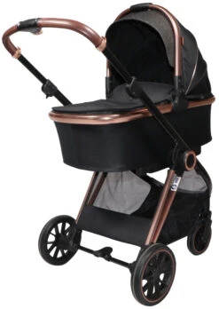 Ding Fenix Black/Rose 3-in-1 Combi Kinderwagen Incl. Autostoel 30 Ding Fenix Black/Rose 3-in-1 Combi Kinderwagen Incl. Autostoel -Babyproducten Winkel ding fenix rose kinderwagen8 1