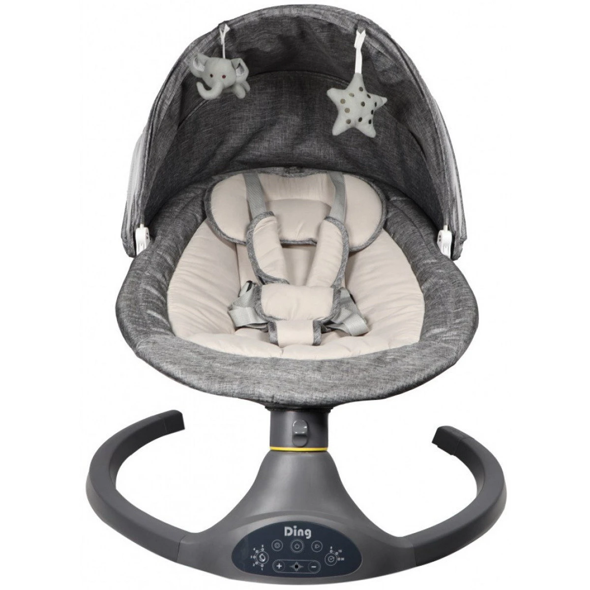 Ding Hugg Grey Swing Babyschommel DI-938411 4 Ding Hugg Grey Swing Babyschommel DI-938411 - Afbeelding 2