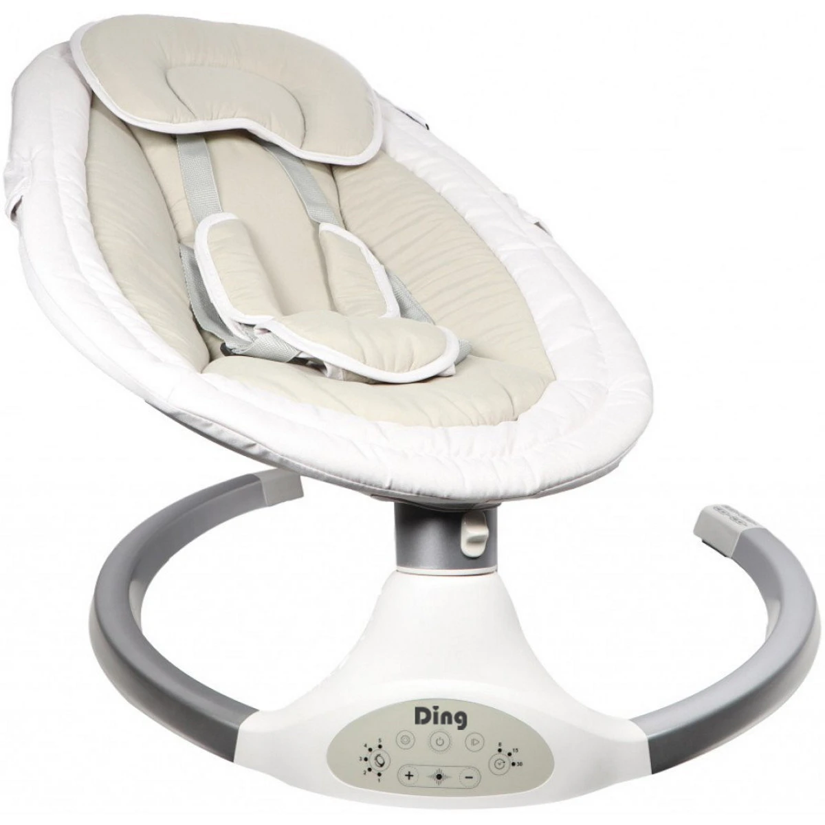 Ding Hugg Silver/White Swing Babyschommel DI-939586 7 Ding Hugg Silver/White Swing Babyschommel DI-939586 - Afbeelding 5