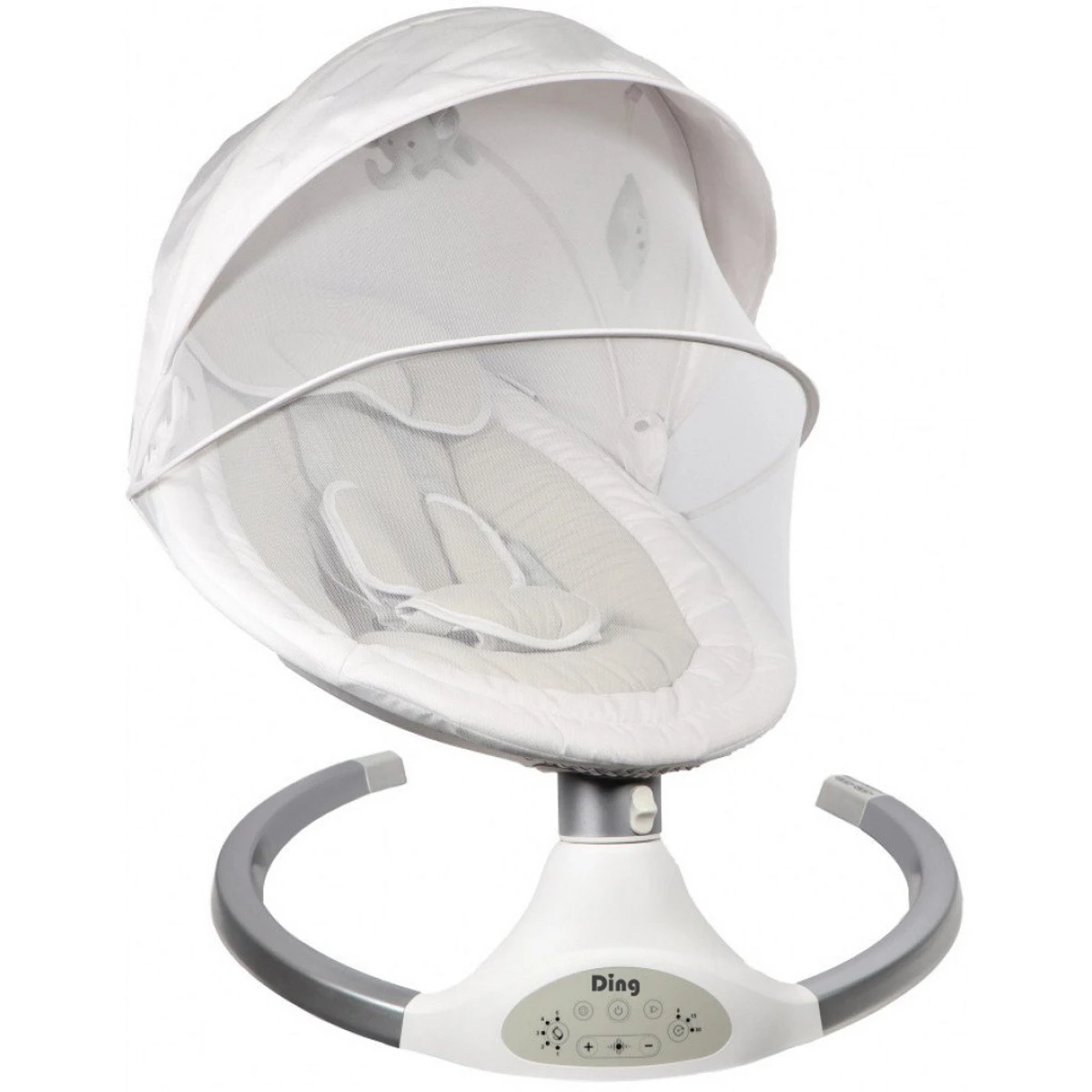 Ding Hugg Silver/White Swing Babyschommel DI-939586 5 Ding Hugg Silver/White Swing Babyschommel DI-939586 - Afbeelding 3