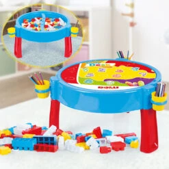 Dolu Activiteiten Tafel Incl. 100 Blokken 3072 -Babyproducten Winkel dolu activiteiten tafel incl. 100 blokken 3072 02
