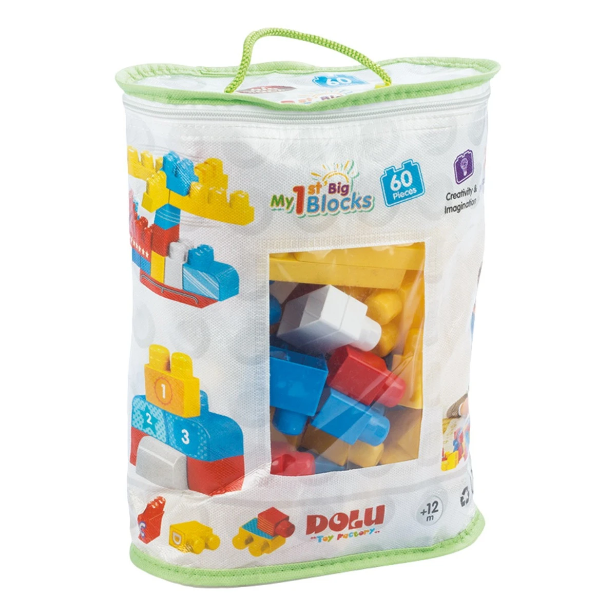 Dolu My First 60 Stuks Gekleurde Blokken 5019 12 Dolu My First 60 Stuks Gekleurde Blokken 5019 - Afbeelding 10