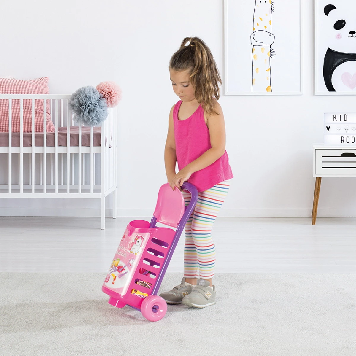 Dolu Unicorn Boodschappen Trolley Incl. 18 Accessoires 2514 5 Dolu Unicorn Boodschappen Trolley Incl. 18 Accessoires 2514 - Afbeelding 3