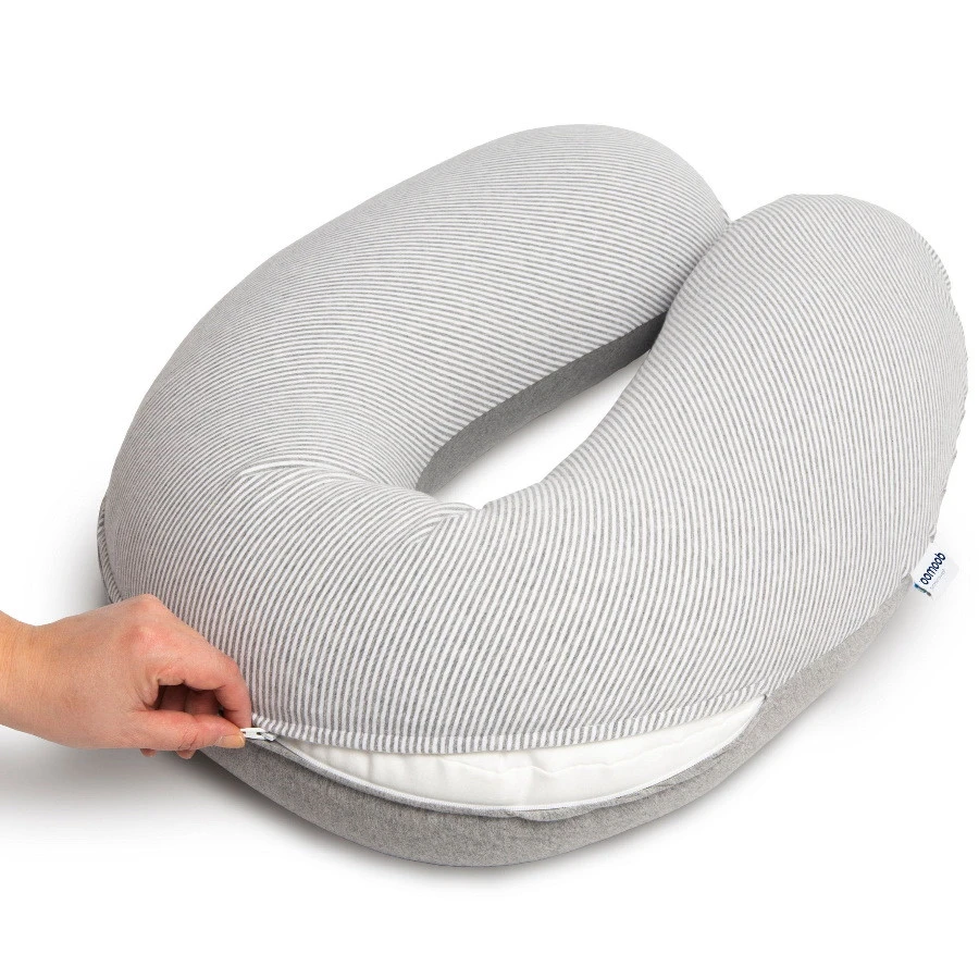 Doomoo Buddy Classic Light Grey Voedingskussenhoes BC B01 6 Doomoo Buddy Classic Light Grey Voedingskussenhoes BC B01 - Afbeelding 4